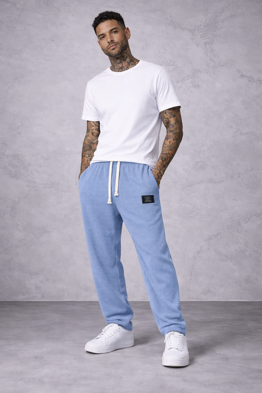 Pantalón Casual Texturizado con Ajuste Cómodo – Estilo Urbano