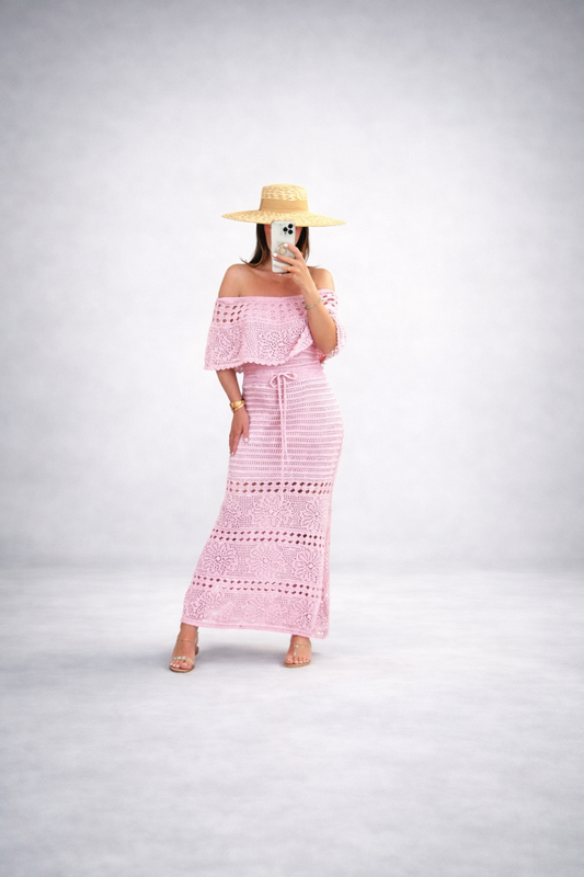 Vestido Elegante Bohemio de punto ✨