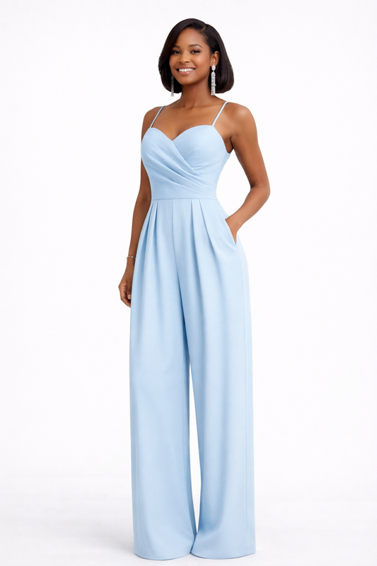 Vestido largo elegante de tirantes✨