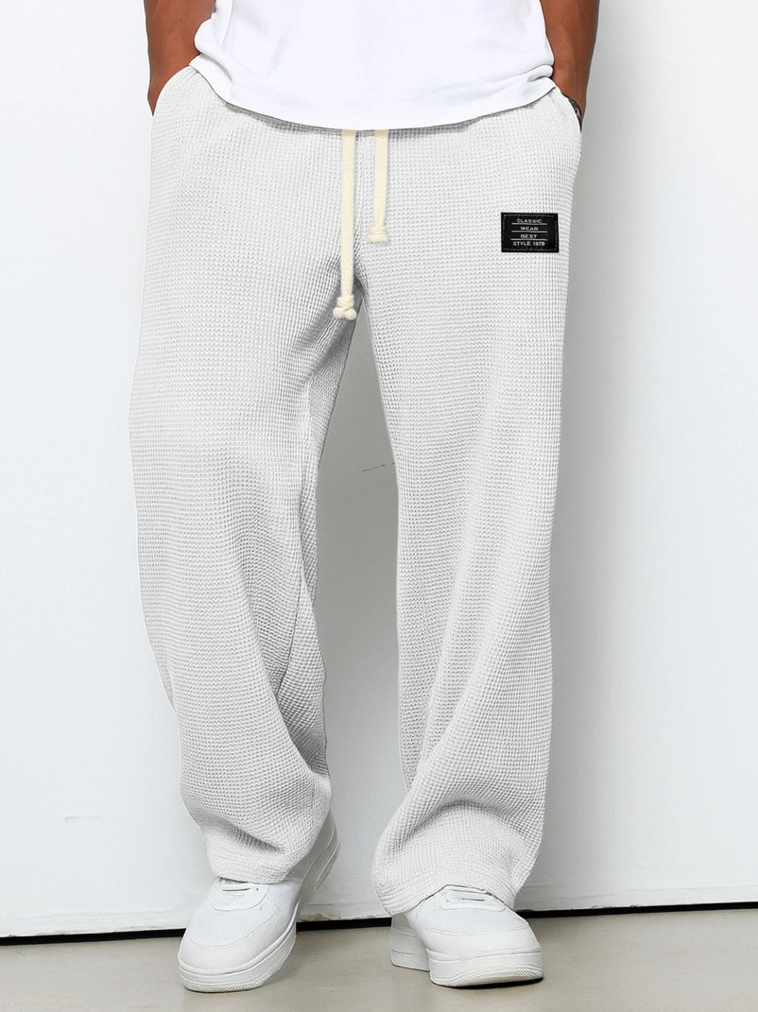 Pantalón Casual Texturizado con Ajuste Cómodo – Estilo Urbano