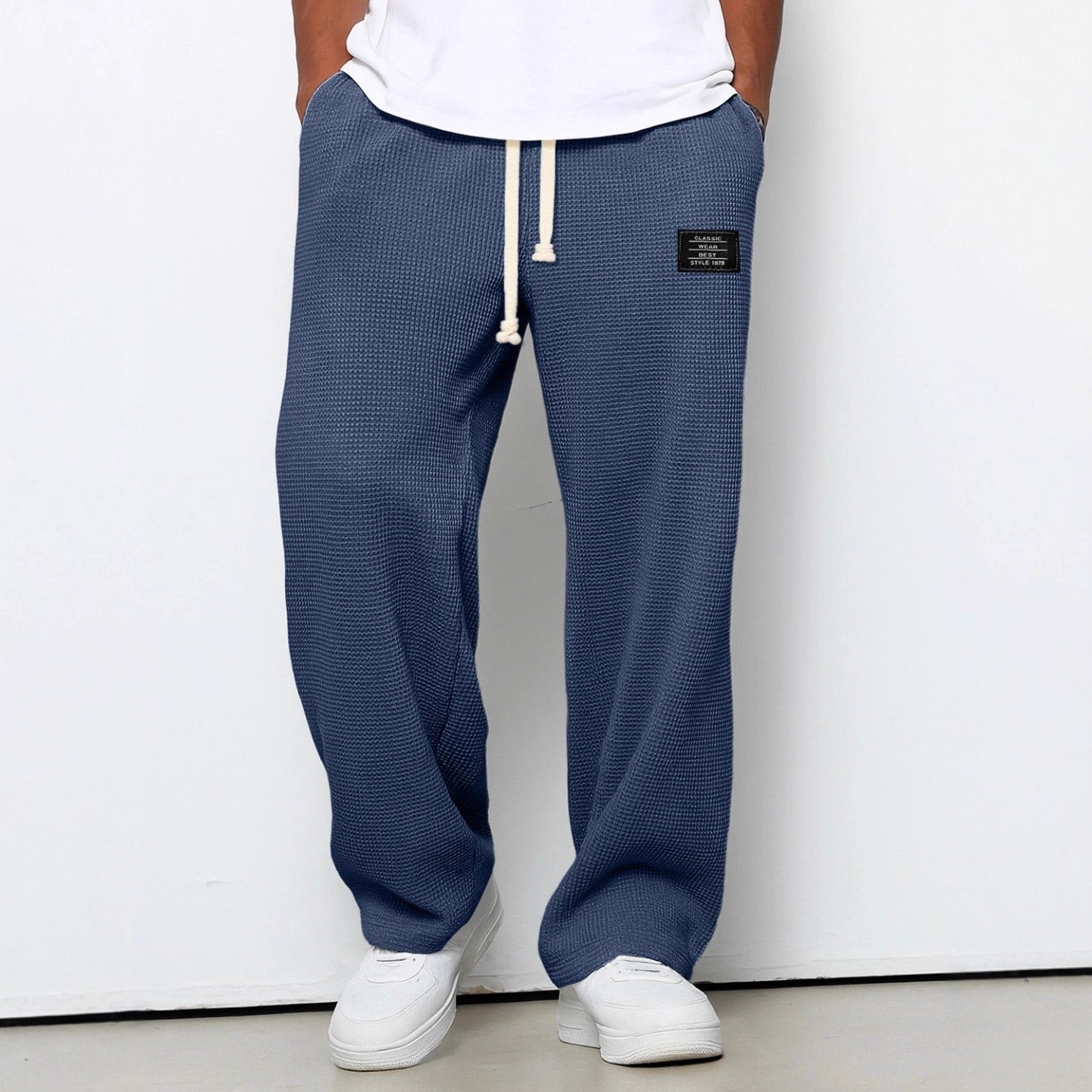 Pantalón Casual Texturizado con Ajuste Cómodo – Estilo Urbano