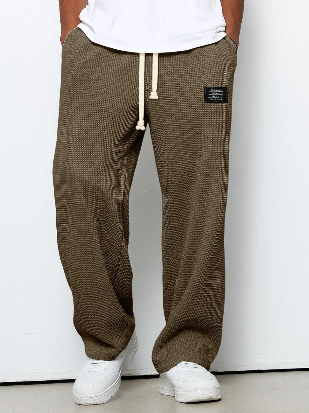 Pantalón Casual Texturizado con Ajuste Cómodo – Estilo Urbano