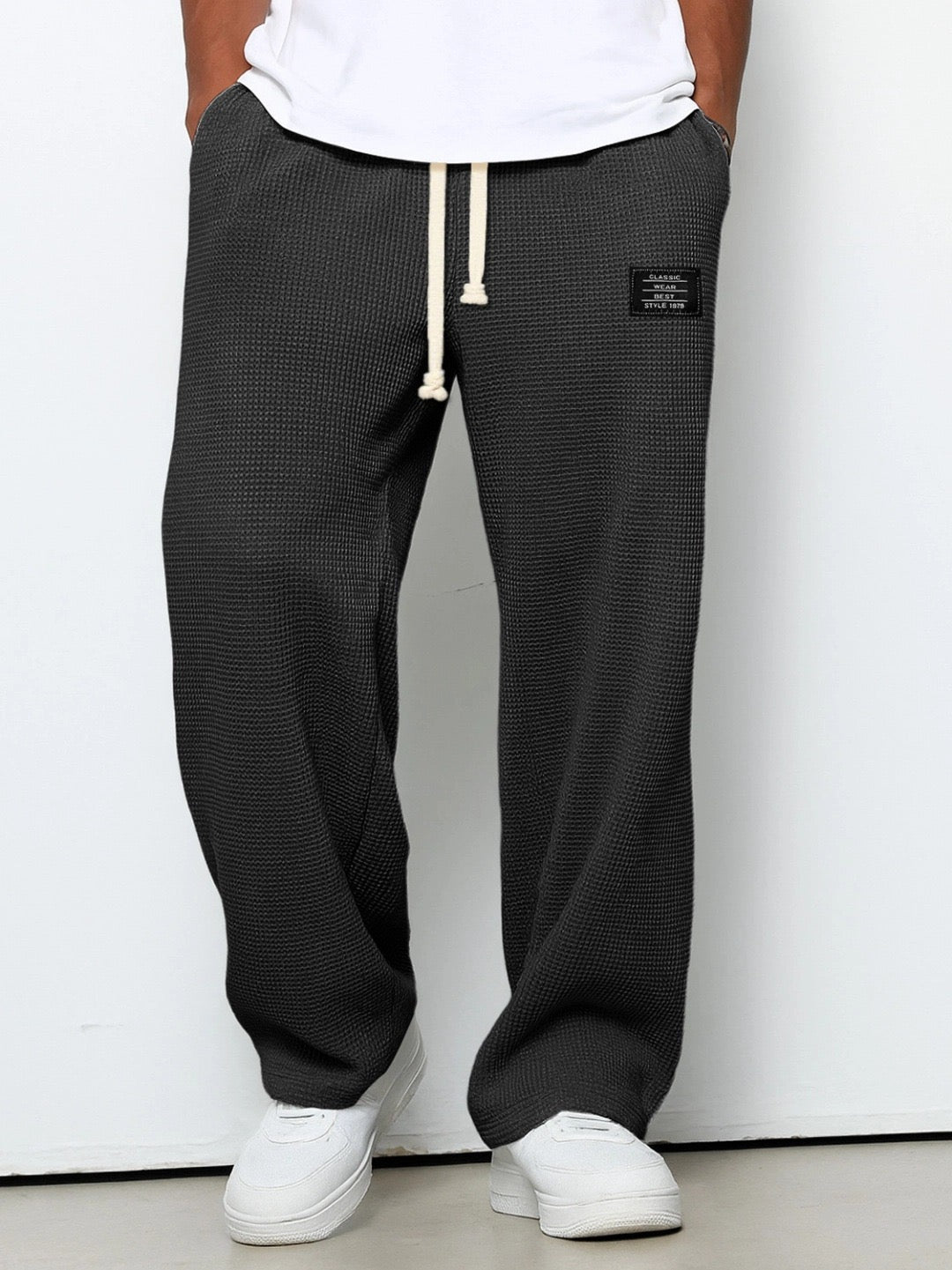 Pantalón Casual Texturizado con Ajuste Cómodo – Estilo Urbano