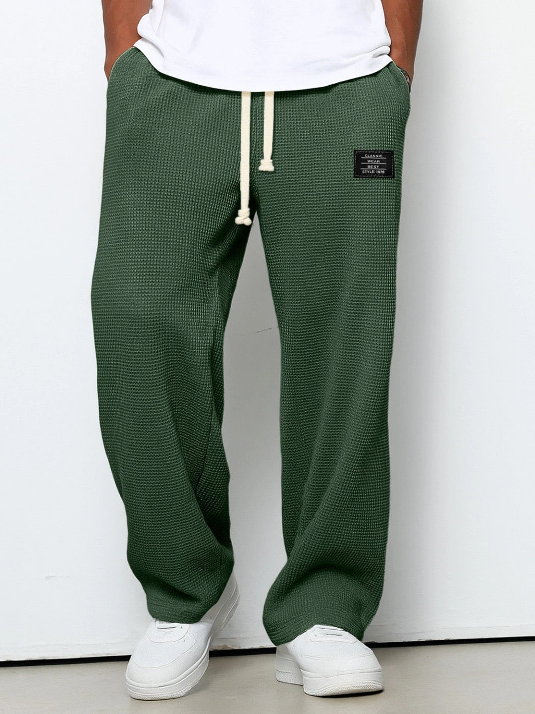 Pantalón Casual Texturizado con Ajuste Cómodo – Estilo Urbano