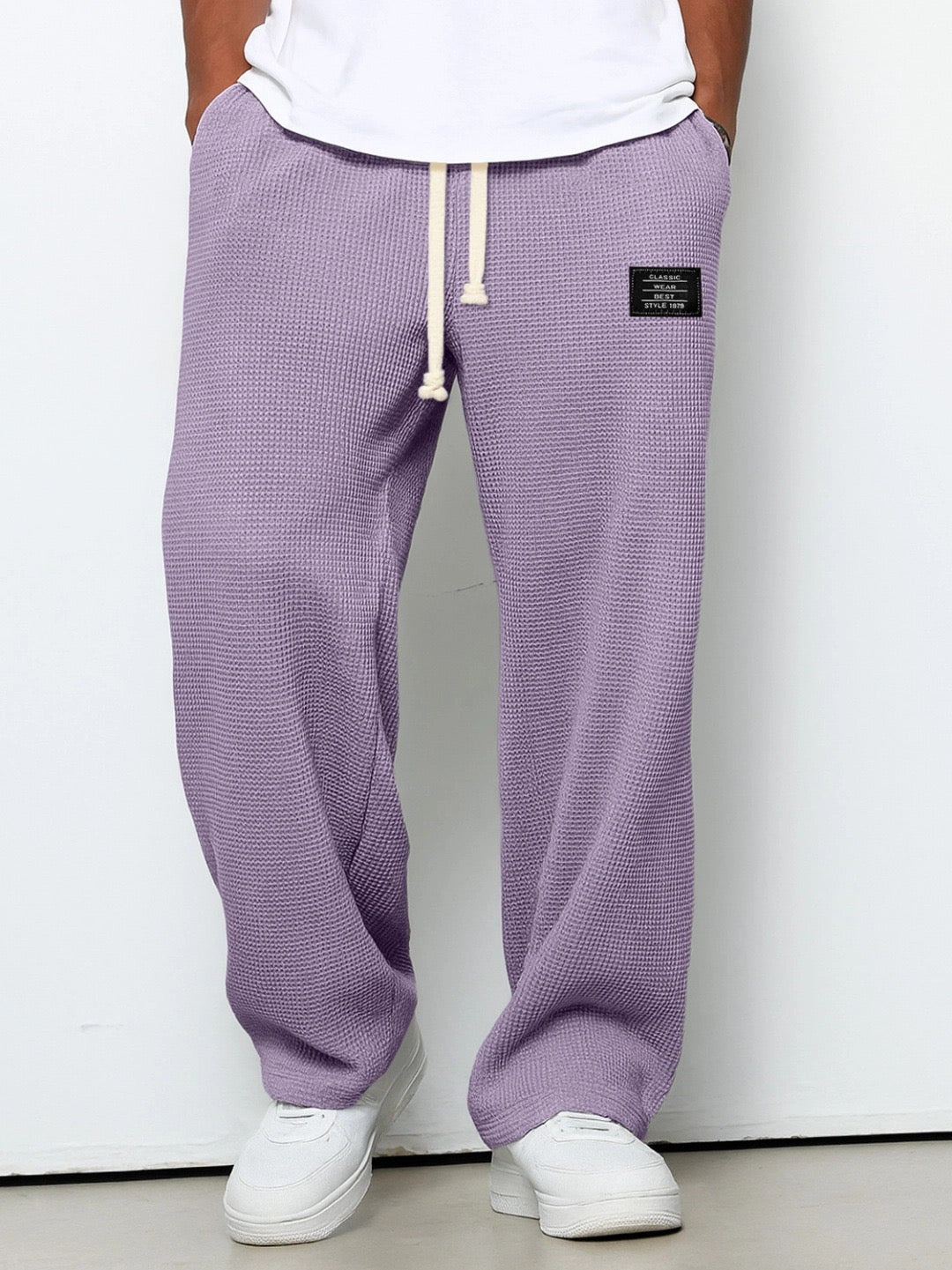 Pantalón Casual Texturizado con Ajuste Cómodo – Estilo Urbano