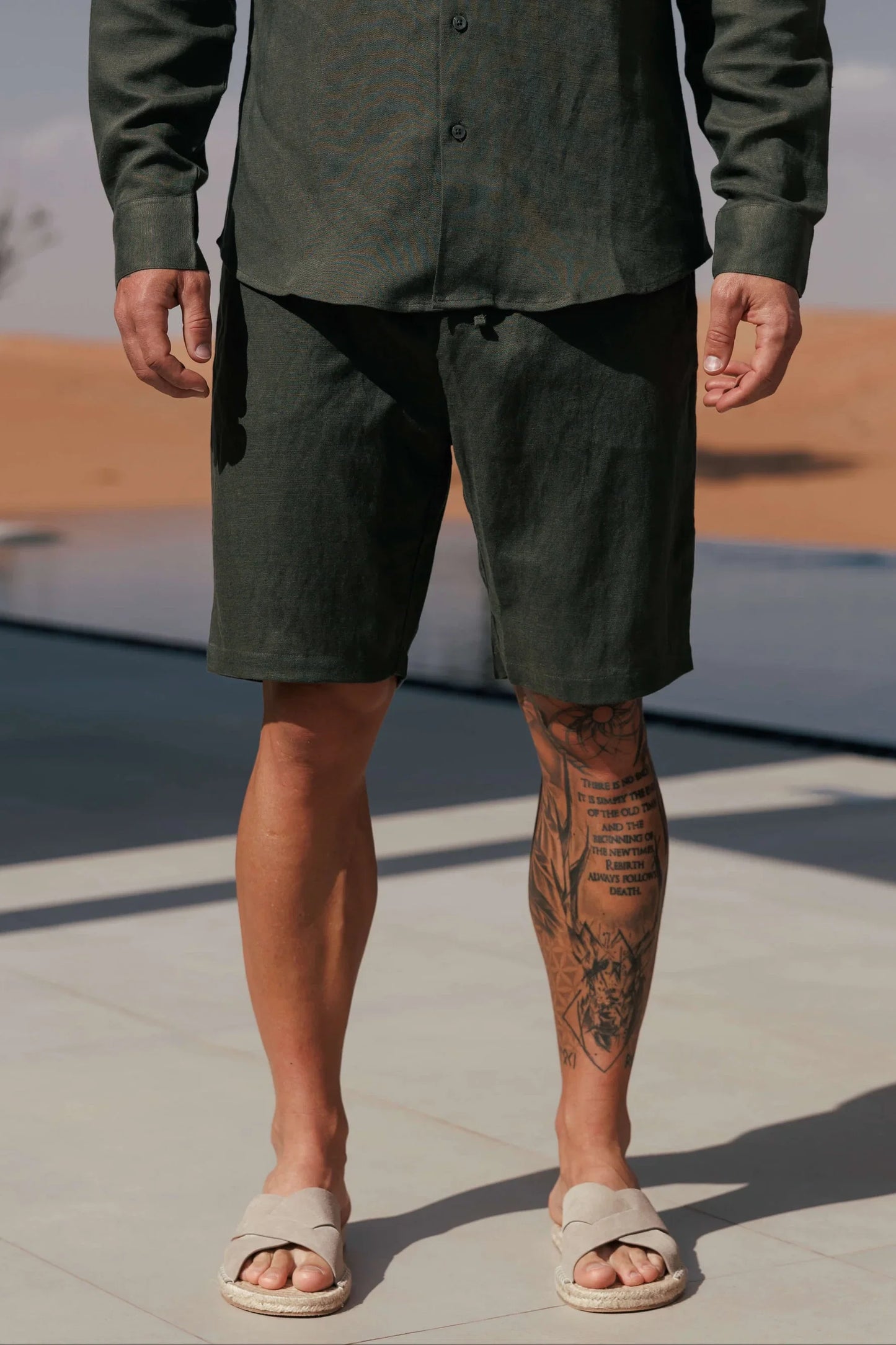 Pantalón corto de lino☀️