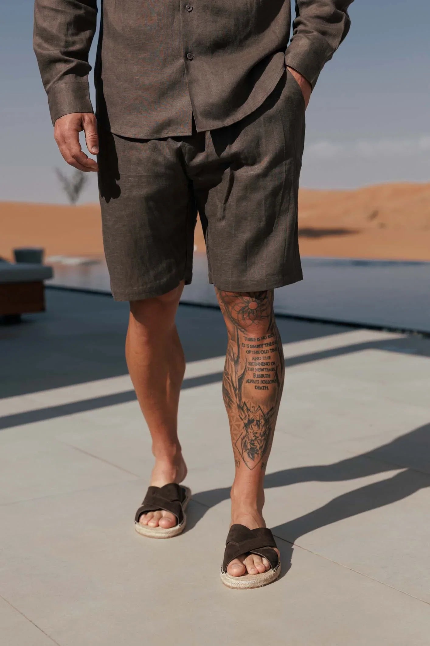 Pantalón corto de lino☀️