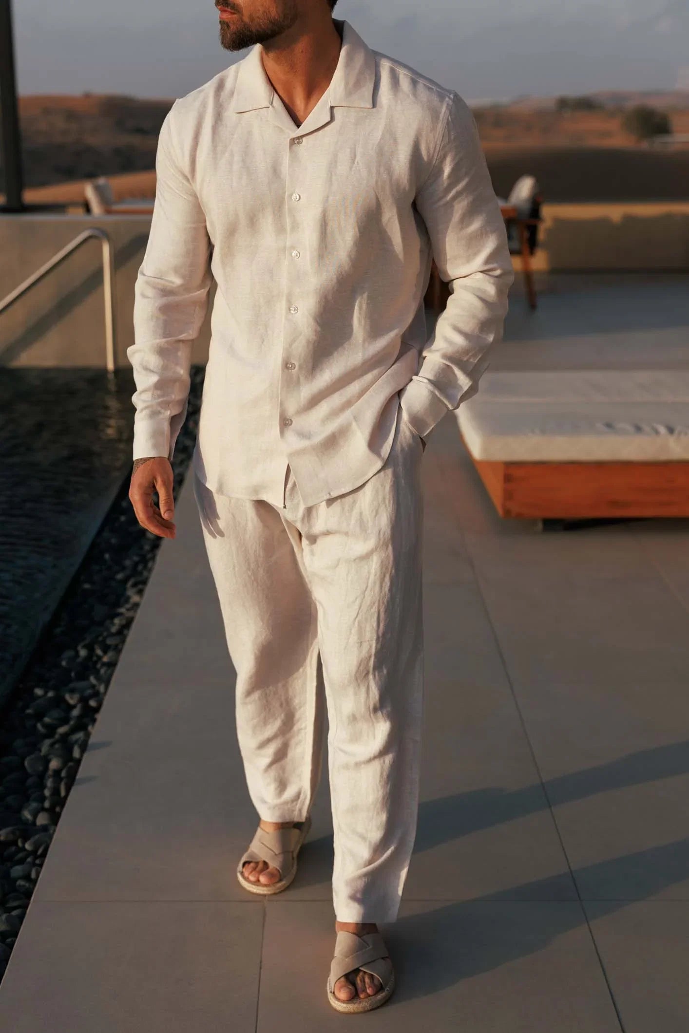 Pantalón Largo de Lino☀️