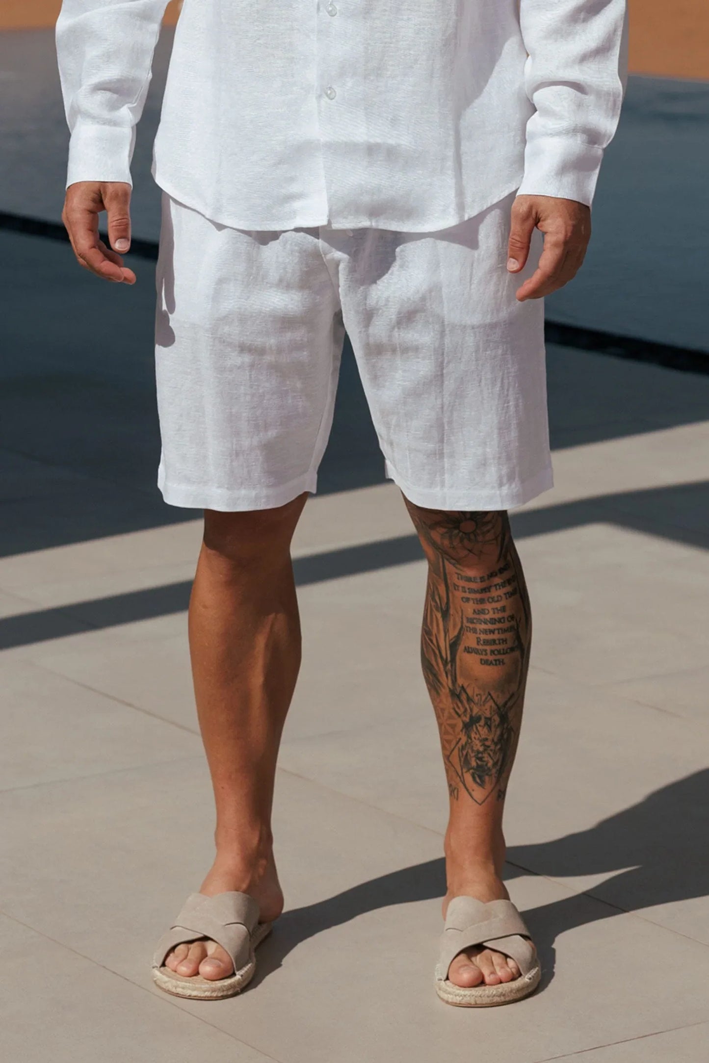 Pantalón corto de lino☀️