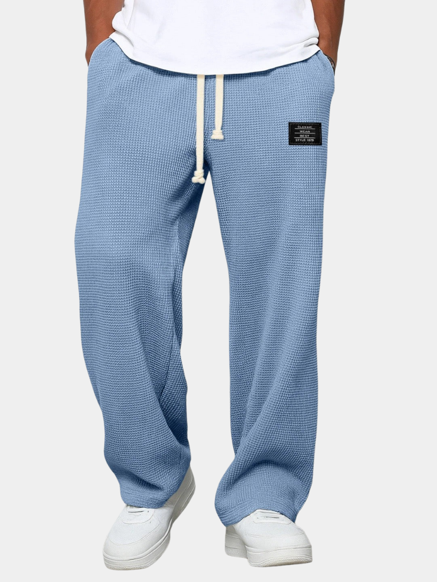Pantalón Casual Texturizado con Ajuste Cómodo – Estilo Urbano